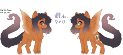 Size: 7645x3455 | Tagged: safe, artist:skimea, oc, oc only, oc:alleda, pegasus, pony, absurd resolution, female, glasses, mare, prehensile tail, simple background, solo, transparent background