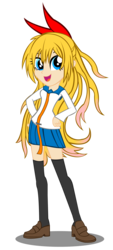 Size: 1731x3845 | Tagged: safe, artist:trungtranhaitrung, equestria girls, g4, chitoge kirisaki, crossover, equestria girls-ified, nisekoi