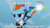 Size: 1920x1080 | Tagged: safe, edit, edited screencap, editor:grapefruitface, screencap, rainbow dash, pegasus, pony, g4, my little pony: friendship is magic, sonic rainboom (episode), bad guitar anatomy, clothes, electric guitar, female, flying, guitar, mare, musical instrument, on the run, parody, solo, song reference, sonic rainboom, toto (band)