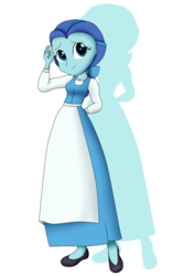 Size: 4000x6000 | Tagged: safe, artist:vicakukac200, oc, oc only, oc:ocean paint, equestria girls, g4, absurd resolution, beauty and the beast, belle, clothes, costume, disney, smiling, solo