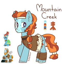 Size: 836x850 | Tagged: safe, artist:fusionsofponies, artist:koteikow, meadowbrook, rockhoof, oc, earth pony, pony, g4, fusion