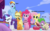 Size: 759x471 | Tagged: safe, edit, edited screencap, screencap, applejack, fluttershy, pinkie pie, rainbow dash, rarity, spike, twilight sparkle, alicorn, dragon, pony, g4, my little pony: the movie, angry, caption, faic, image macro, looking down, meme, offscreen character, out of context, quill, rainbow dash is best facemaker, scroll, smiling, twilight sparkle (alicorn), varying degrees of want, wat, worried