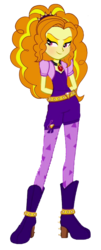 Size: 380x938 | Tagged: safe, edit, adagio dazzle, equestria girls, g4, blushing, boots, female, high heel boots, shoes, simple background, solo