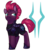 Size: 2164x2252 | Tagged: safe, artist:cloureed, tempest shadow, pony, unicorn, g4, my little pony: the movie, armor, broken horn, eye scar, female, high res, horn, horseshoes, mare, scar, simple background, solo, transparent background, updated