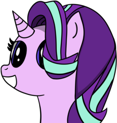 Size: 1292x1354 | Tagged: safe, artist:somedrawer, starlight glimmer, pony, g4, bust, female, portrait, simple background, solo, transparent background