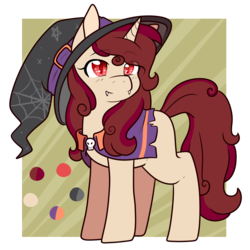 Size: 2403x2407 | Tagged: safe, artist:cloureed, oc, oc only, pony, unicorn, vampire, adoptable, for sale, high res, solo