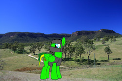 Size: 1600x1067 | Tagged: safe, artist:didgereethebrony, ned kelly, solo