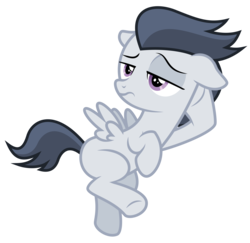 Size: 3596x3500 | Tagged: safe, artist:masem, rumble, pegasus, pony, g4, marks and recreation, .ai available, colt, draw me like one of your french girls, floppy ears, high res, male, simple background, solo, transparent background, vector