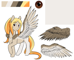Size: 3652x3000 | Tagged: safe, artist:askbubblelee, oc, oc only, oc:dove, pegasus, pony, female, high res, looking at you, mare, reference sheet, smiling, solo