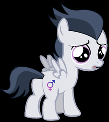 Size: 560x626 | Tagged: safe, rumble, pegasus, pony, g4, black background, colt, cutie mark, male, simple background, solo