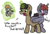 Size: 2208x1510 | Tagged: dead source, safe, artist:moemneop, oc, oc only, oc:lukida, oc:neop, bat pony, pony, unicorn, baby, baby pony, bat pony oc, female, levitation, magic, male, mare, simple background, stallion, telekinesis, transparent background