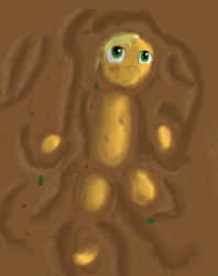 Size: 1925x2433 | Tagged: safe, artist:pzkratzer, applejack, earth pony, pony, g4, female, mare, mud, mud bath, muddy, on back, solo, wet and messy