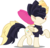 Size: 5000x4760 | Tagged: safe, artist:dashiesparkle, songbird serenade, pegasus, pony, g4, my little pony: the movie, absurd resolution, bow, clothes, female, hair bow, mare, raised hoof, simple background, smiling, solo, transparent background, vector