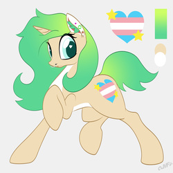 Size: 2500x2500 | Tagged: safe, artist:miniferu, oc, oc only, oc:sugar cookie, pony, unicorn, high res, male, pale belly, reference sheet, trap, white belly