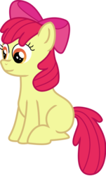 Size: 429x712 | Tagged: safe, artist:malte279, apple bloom, earth pony, pony, g4, female, filly, free to use, simple background, solo, transparent background, vector