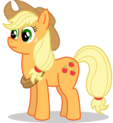 Size: 979x1068 | Tagged: safe, artist:malte279, applejack, g4, free to use, simple background, transparent background, vector