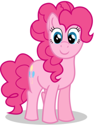 Size: 754x987 | Tagged: safe, artist:malte279, pinkie pie, earth pony, pony, g4, female, free to use, mare, simple background, solo, transparent background, vector