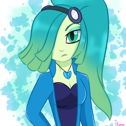 Size: 2224x2224 | Tagged: safe, artist:mlp-firefox5013, oc, oc only, oc:rain, equestria girls, g4, clothes, equestria girls-ified, female, hair over one eye, high res, looking at you