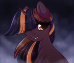 Size: 2712x2324 | Tagged: safe, artist:fluffymaiden, oc, oc only, oc:eve, pony, female, high res, mare, one eye closed, solo