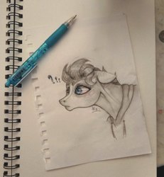 Size: 998x1080 | Tagged: safe, artist:kamorkakat, pegasus, pony, g4, not asking for trouble, ask, blue eyes, bust, clothes, colt, drawing, emotional, head, hoodie, male, pencil drawing, portrait, sketch, surprised, traditional art