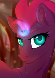 Size: 2469x3508 | Tagged: safe, artist:isorrayi, tempest shadow, pony, g4, my little pony: the movie, female, high res, magic, solo