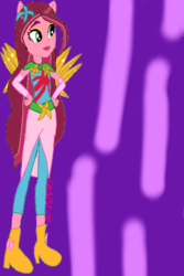 Size: 640x960 | Tagged: safe, artist:gouhlsrule, gloriosa daisy, equestria girls, g4, my little pony equestria girls: legend of everfree, crystal guardian, female, hand on hip, solo