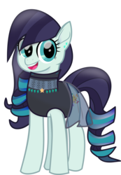 Size: 3000x4343 | Tagged: safe, artist:jxst-starly, coloratura, earth pony, pony, g4, clothes, dress, ear piercing, earring, female, jewelry, mare, movie accurate, piercing, rara, simple background, solo, style emulation, transparent background