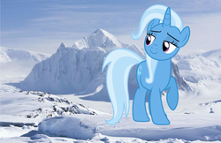 Size: 1146x743 | Tagged: safe, artist:lightning19567, trixie, g4, antarctica, irl, photo, ponies in real life