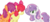 Size: 1024x445 | Tagged: safe, artist:sakyas-bases, artist:xmelodyskyx, apple bloom, scootaloo, sweetie belle, earth pony, pegasus, pony, unicorn, g4, base used, cutie mark, cutie mark crusaders, messy mane, older, simple background, the cmc's cutie marks, transparent background, trio