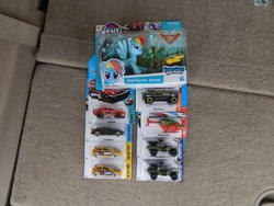 Size: 1024x768 | Tagged: safe, artist:cadillacbrony, rainbow dash, tank, g4, hot wheels, irl, photo