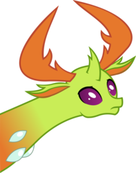 Size: 1798x2287 | Tagged: safe, artist:cinderfall, thorax, changedling, changeling, g4, triple threat, bust, king thorax, long neck, male, meme, portrait, reaction image, simple background, solo, transparent background, vector