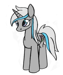 Size: 567x683 | Tagged: safe, artist:dsb71013, oc, oc only, oc:symphony, pony, unicorn, cutie mark, female, mare, simple background, solo, standing, white background