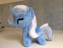 Size: 3264x2448 | Tagged: safe, artist:one-violet-rose, trixie, pony, unicorn, g4, high res, irl, photo, plushie, solo