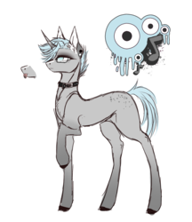 Size: 770x890 | Tagged: safe, artist:holoriot, oc, oc only, oc:echo (holoriot), pony, unicorn, male, raised hoof, reference sheet, solo, stallion