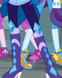 Size: 390x489 | Tagged: safe, screencap, rarity, equestria girls, g4, my little pony equestria girls: better together, boots, boots shot, cropped, crystal guardian, high heel boots, legs, pictures of legs, shoes