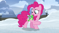 Size: 1280x720 | Tagged: safe, screencap, gummy, pinkie pie, pony, g4, not asking for trouble, snow