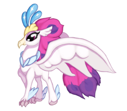 Size: 1280x1120 | Tagged: artist needed, safe, queen novo, classical hippogriff, hippogriff, g4, my little pony: the movie, female, solo