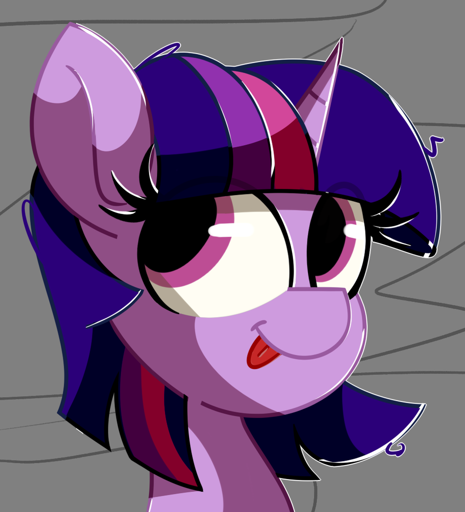 #1567051 - safe, artist:pastelhorses, twilight sparkle, :p, cute ...