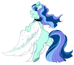 Size: 2000x1750 | Tagged: safe, artist:artnstuff101, oc, oc only, oc:white crystal, pegasus, pony, simple background, transparent background