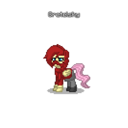Size: 400x400 | Tagged: safe, fluttershy, pony, pony town, g4, clothes, crossover, gretel (timesplitters), timesplitters