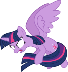 Size: 6000x6389 | Tagged: safe, artist:yetioner, twilight sparkle, alicorn, pony, g4, once upon a zeppelin, .svg available, absurd resolution, angry, female, flying, furious, hug, mare, simple background, solo, tail hold, tail hug, transparent background, twilight sparkle (alicorn), vector, yelling