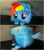 Size: 768x864 | Tagged: safe, rainbow dash, g4, cubd, cube, cube plush, cube pony, cute, daaaaaaaaaaaw, dashabetes, hasbro is trying to murder us, irl, merchandise, photo, pillow, plushie, solo