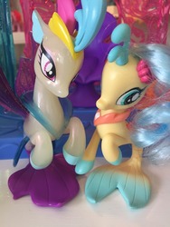 Size: 960x1280 | Tagged: safe, princess skystar, queen novo, seapony (g4), g4, my little pony: the movie, female, irl, mother and daughter, photo, toy