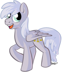 Size: 651x752 | Tagged: safe, artist:php27, oc, oc only, oc:swiftsky, pegasus, pony, simple background, smiling, solo, transparent background