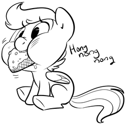 Size: 625x611 | Tagged: safe, artist:php27, scootaloo, pegasus, pony, g4, eating, female, food, solo, taco