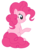 Size: 768x1024 | Tagged: safe, artist:antoniaabt, pinkie pie, earth pony, pony, g4, female, simple background, solo, white background