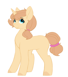 Size: 3000x3400 | Tagged: safe, artist:mah521, oc, oc only, oc:love game, pony, unicorn, female, filly, high res, offspring, parent:button mash, parent:sweetie belle, parents:sweetiemash, simple background, solo, white background