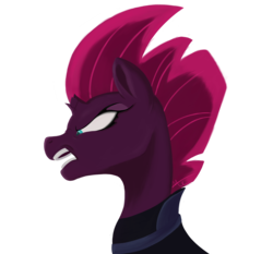 Size: 1500x1400 | Tagged: safe, artist:wubmacawda, tempest shadow, pony, unicorn, g4, my little pony: the movie, female, mare, open mouth, simple background, solo, transparent background