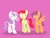 Size: 2048x1536 | Tagged: safe, artist:periwinkietwinkie, apple bloom, scootaloo, sweetie belle, earth pony, pony, g4, cutie mark crusaders, older