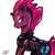 Size: 1400x1400 | Tagged: safe, artist:stellar-sea, tempest shadow, pony, unicorn, g4, my little pony: the movie